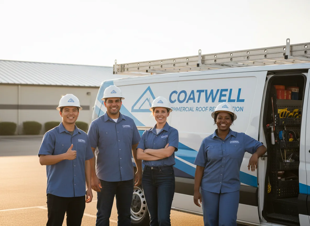 Commercial roof coating company in Weston, OR