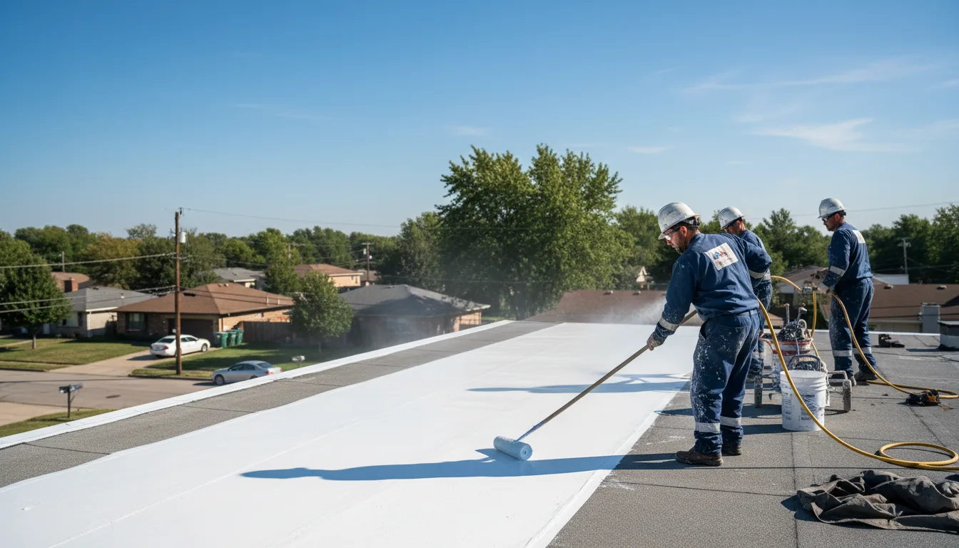 Commercial roof coating in Weston, OR near me